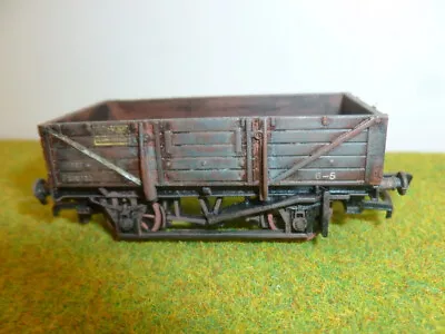 Bachmann OO Gauge 33-078 5 Plank China Clay Wagon W/O Hood - Weathered - Boxed • $28.55