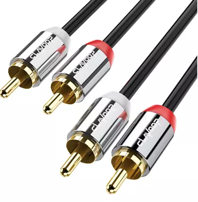 Rca Cables 3ft Rca Audio Cable 2rca Male To 2rca Male Stereo Audio Cables Car Au • $7.25