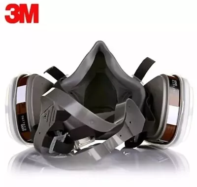 3m 6000 Series Reusable Half Mask Respirator 6200 Medium Workwear Dust Paint . • £25