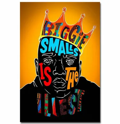 $10.75 • Buy 1390D The Notorious B.I.G Biggie Smalls Rap Music Star-Print Art Silk Poster