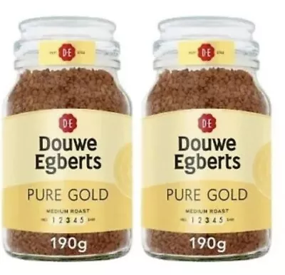 Douwe Egberts Pure Gold Instant Coffee Medium Roast (2 X 190g) • £17.49