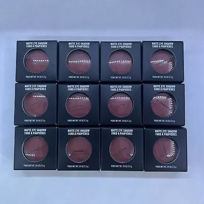 MAC Matte Eye Shadow BROWN SCRIPT Matte 1.5g/.05oz - LOT (12) • $250