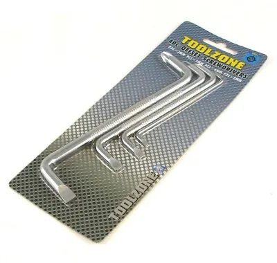 4  Piece Offset Double Sided Angle Screwdriver Set Cranked Bent Wrench • £3.95