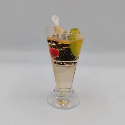 Vintage Realistic 3D Cocktail Mixed Drink Refrigerator Fridge Magnet • $16.99