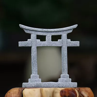 Torii Gate Japanese Aquarium Decor Miniature Ornament Garden Landscape Decor FL • $7.02