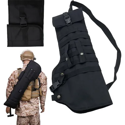 Tactical Shotgun Rifle Scabbard Bag Shoulder Sling Case Holster Molle Bags Black • £11.97