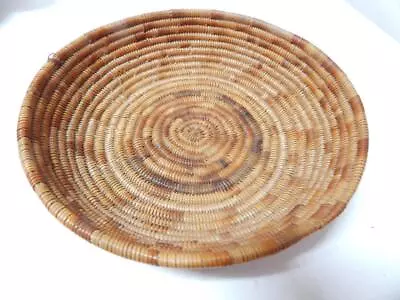 Vintage Diegueno Mission Basket Shallow Bowl / Tray - Xlnt + Clean ! • $293.25