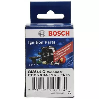 Bosch Ignition Condenser GM544-C • $15.16