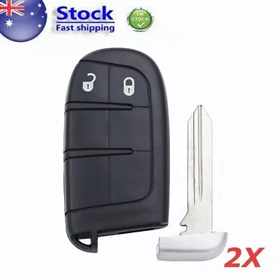 2X 2B Smart Remote Key Shell Case Suitable For Jeep Grand Cherokee 2014 -2021 • $22.16