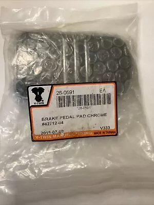 NEW Brake Pedal Pad For Harley Davidson By V-Twin 28-0591 • $29