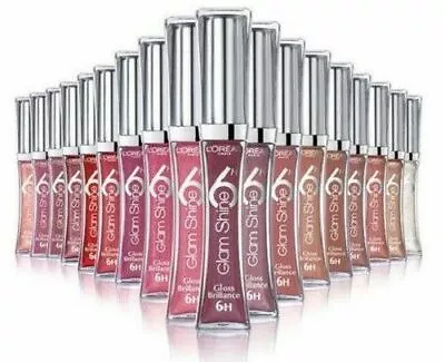 L'Oreal Glam Shine Lip Gloss 6-Hour Brilliance Various Shades Available • £12.99