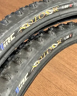 VINTAGE Pair Of IRC 26x1.95 Notos MTB Tires All Black With Foldable Bead • $34.50