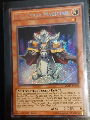 T.G. Cyber Magician LC5D-EN205 First Edition Secret Rare NM • $3