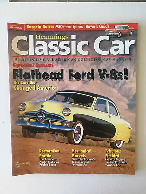 Hemmings Classic Car Novmeber 2006 Flathead Ford V-8 - Chevy Corvair - Firebird • $6.99