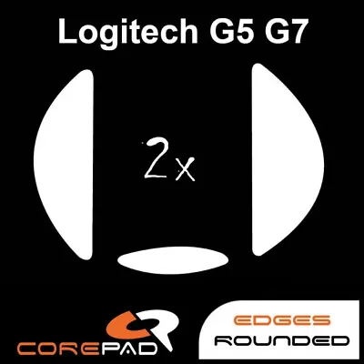 Corepad Skatez Logitech G5 G7 Replacement Mouse Feet Hyperglides PTFE Teflon • $12.99