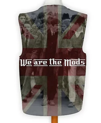 We Are The Mods Union Jack Fancy Dress Waistcoat • $35.67