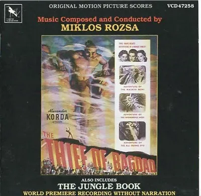 Miklos Rozsa - Music Compose And Conducted  By - Cd • $12.80