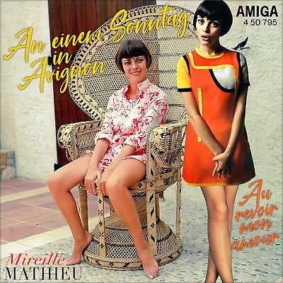 7  MIREILLE MATHIEU An Einem Sonntag In Avignon / Au Revoir AMIGA 1970 NEUWERTIG • £8.17