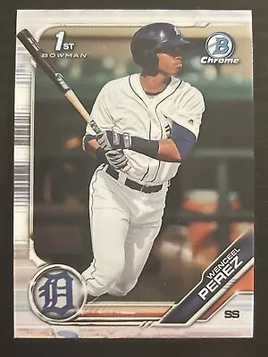 2019 Bowman Chrome Wenceel Perez 1st Prospect Base BCP-216 Tigers QTY • $1.99