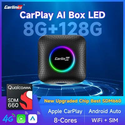 Carlinkit Android 13 Wireless Apple Carplay Android Auto Multimedia Play Ai Box • $228.79