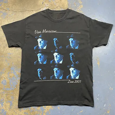 Van Morrison 07' North American Tour Shirt Classic Black Unisex S-5XL NE2594 • $22.79