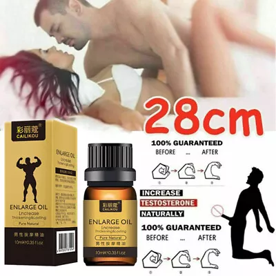 10ML For Man Growth Oil Plus Size Faster Enlargement Cream L-XXXL Big 2024 • $7.99