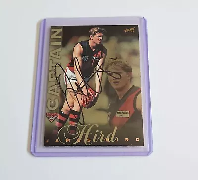 Essendon Bombers - James Hird Signed Afl 1998 Select Card Captain Insert • $24.95