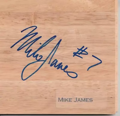 Mike James Autographed 6x5 Wood Floor Piece Dallas Mavericks E392 • $12.99