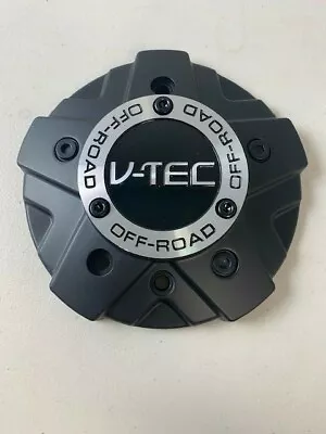 $59.99 • Buy V-TEC Wheels C394-6CL C394-CL-CAP Matte Black Center Cap