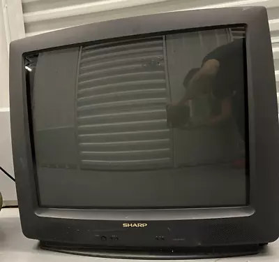 $199.99 • Buy Vintage 1996 Crt Retro Gaming Tv Sharp 27h-s60 27''
