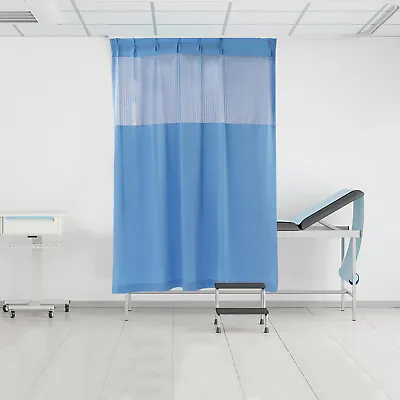 Curtain With Flat Hooks For Hospital Medical Clinic SPA Lab Cubicle Curtain Best • $49