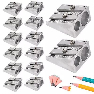 12pcs Magnesium Pencil Sharpener Survival 2-Hole Pencil Sharpener • $11.59