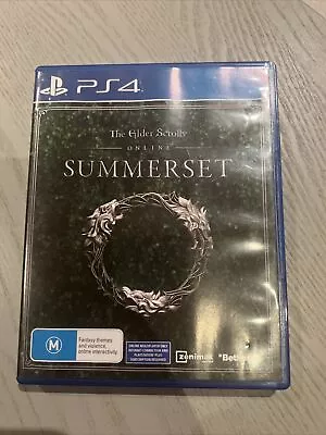 Elder Scrolls Online: Summerset Sony PS4 PlayStation 4 Free Postage Aus Seller • $9.99