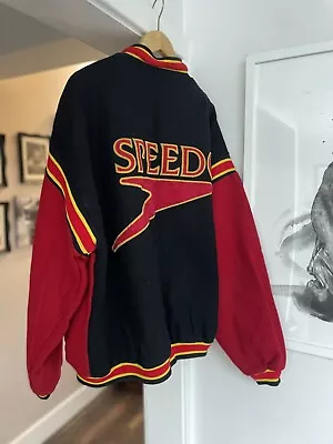£40 • Buy Speedo College Varsity Jacket Retro 1990s Xl