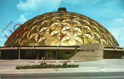 Postcard-:Oklahoma City Citizens State Bank Geodesic Dome Bank Building • $7.43