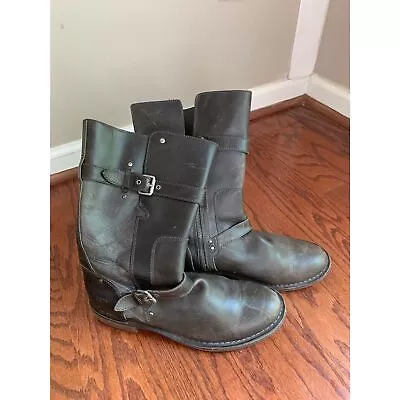 UGG Australia Gillespie Moto Boots Women's Size 11 Black • $88