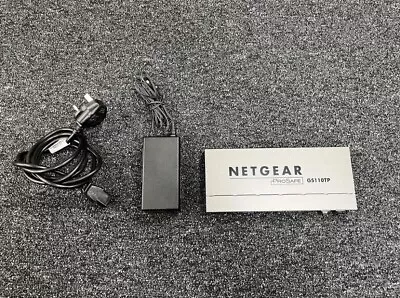 Netgear ProSafe GS110TP 8 Port Gigabit Managed Smart Switch • £28.77