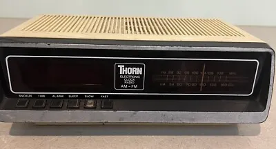 Vintage Thorn FM-AM Electronic Digital Clock Radio With Alarm Working • $19.95