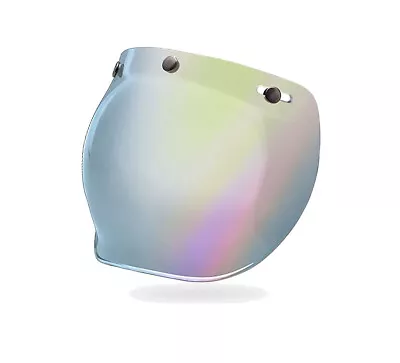 BELL Replacement Visor Visor Helmet Bubble CUSTOM 500 PLATEADO IRIDISCENTE • $58.71