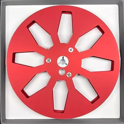 🦘1 X NEW TRIDENT HUB METAL TAPE REEL 7  X 1/4  For Reel-to-Reel Tape Recorders • $59.21