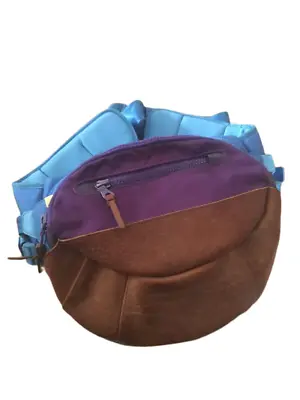 Visvim BALLISTIC LUMBER Body Shoulder Bag Mens Blue Purple Used 8L • $362