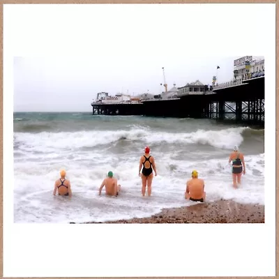 SIGNED - MARTIN PARR - SWIMMING CLUB BRIGHTON ENGLAND LTD 6  X 6  MAGNUM PRINT • $750