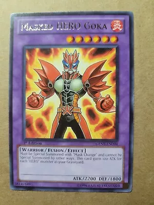 Masked HERO Goka GENF-EN094 1st Edition Rare LP Yugioh • $1.48