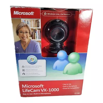 Microsoft LifeCam (webcam) VX-1000 Web Cam W/Built In Microphone  • $14.95