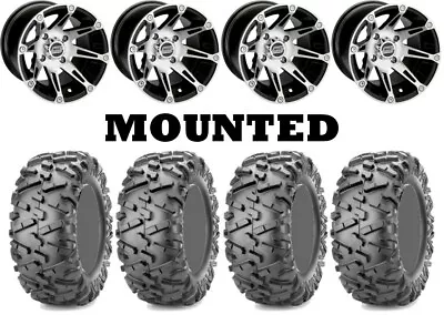 Kit 4 Maxxis Bighorn 2.0 Tires 25x8-12/25x10-12 On Moose 387X Machined CAN • $1220.20