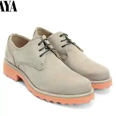 Men's John Fluevog Lofs Kaya Tan Orange Boots Size 9.5 Leather • $135