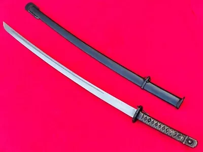 Military Japanese Army Nco Sword Samurai Katana Carbon Steel Blade Brass Handle • $154.77