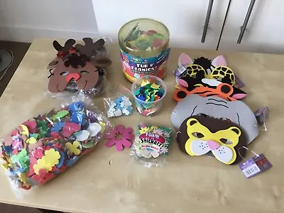 £7 • Buy Foam Animal Masks And Other Foam Art And Craft Bundle