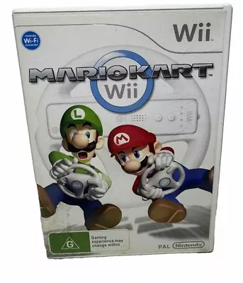 Mario Kart Wii (2008 Nintendo Wii) - PAL - Complete With Instruction Manual  • $24.95