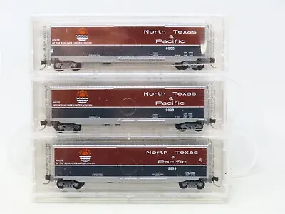 N Micro-Trains MTL 62 Of 100 North Texas & Pacific 50' Box Car 3-Pack SEALED • $89.95